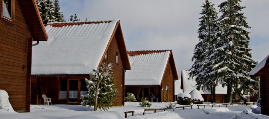 Winterimpression aus dem Feriendorf